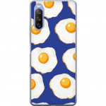 Mobile case for Sony Xperia 10 III with Fried eggs design
