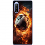 Mobile case for Sony Xperia 10 III with Football design