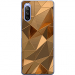 Mobile case for Sony Xperia 10 III with 3D Gold design Mobile case for Sony Xperia 10 III with 3D Gold design