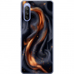 Mobile case for Sony Xperia 10 III Lite with Fiery silk design