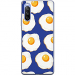 Mobile case for Sony Xperia 10 III Lite with Fried eggs design