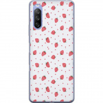 Mobile case for Sony Xperia 10 III Lite with Strawberries design
