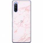Mobile case for Sony Xperia 10 III Lite with Pink Heart design