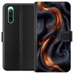 Wallet case for Sony Xperia 10 IV with Fiery silk design