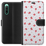 Wallet case for Sony Xperia 10 IV with Strawberries design