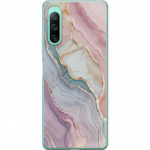 Mobile case for Sony Xperia 10 IV with Marble design