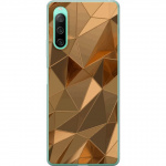 Mobile case for Sony Xperia 10 IV with 3D Gold design