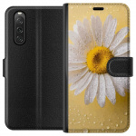 Wallet case for Sony Xperia 10 V with Porslinsblomma design