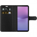 Wallet case for Sony Xperia 10 V with Blue butterflies design