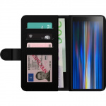 Wallet case for Sony Xperia 10 Plus with Marble design