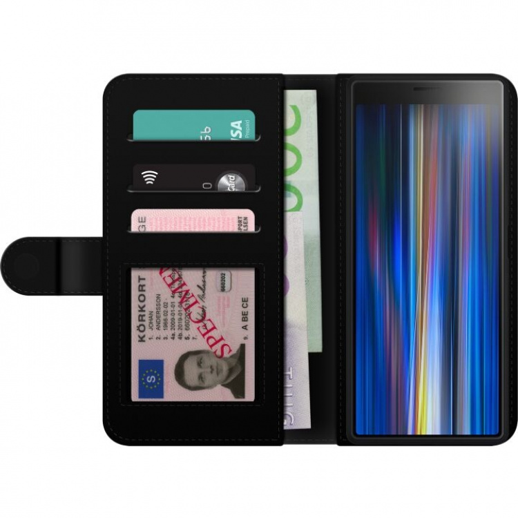 Wallet case for Sony Xperia 10 Plus with Luxurious Pattern design