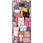 Mobile case for Sony Xperia 10 Plus with Cat pattern design