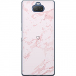 Mobile case for Sony Xperia 10 Plus with Pink Heart design