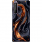 Mobile case for Sony Xperia 1 II with Fiery silk design