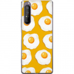 Mobile case for Sony Xperia 1 II with Fried egg design