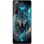Mobile case for Sony Xperia 1 II with Wolf design