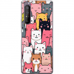 Mobile case for Sony Xperia 1 II with Cat pattern design