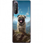 Mobile case for Sony Xperia 1 II with Happy Dog design
