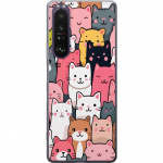Mobile case for Sony Xperia 1 III with Cat pattern design
