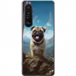 Mobile case for Sony Xperia 1 III with Happy Dog design