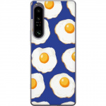 Mobile case for Sony Xperia 1 IV with Fried eggs design