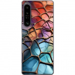 Mobile case for Sony Xperia 1 IV with Metallic pattern design
