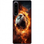 Mobile case for Sony Xperia 1 IV with Football design