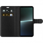 Wallet case for Sony Xperia 1 V with Blue butterflies design