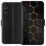 Wallet case for Sony Xperia 1 V with Luxurious Pattern design