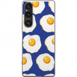 Mobile case for Sony Xperia 1 V with Fried eggs design