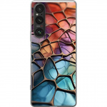 Mobile case for Sony Xperia 1 V with Metallic pattern design
