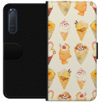 Wallet case for Sony Xperia 5 II with Glassy design