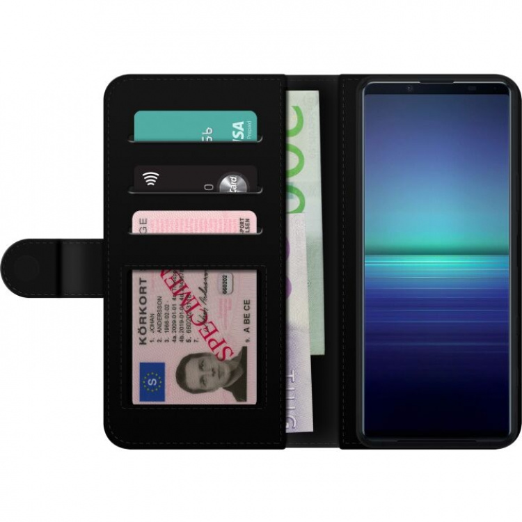 Wallet case for Sony Xperia 5 II with Luxury line design
