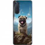 Mobile case for Sony Xperia 5 II with Happy Dog design
