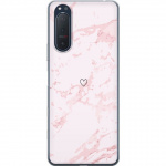 Mobile case for Sony Xperia 5 II with Pink Heart design