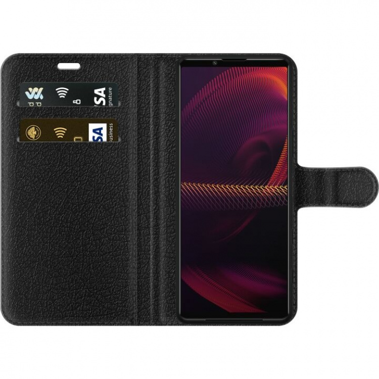 Wallet case for Sony Xperia 5 III with Pizza design