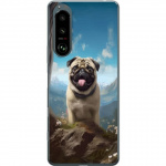 Mobile case for Sony Xperia 5 III with Happy Dog design
