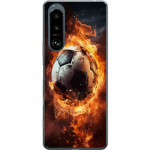 Mobile case for Sony Xperia 5 III with Football design