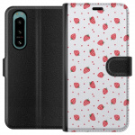Wallet case for Sony Xperia 5 IV with Strawberries design