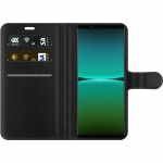 Wallet case for Sony Xperia 5 IV with Gold shine design