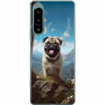 Mobile case for Sony Xperia 5 IV with Happy Dog design