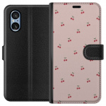 Wallet case for Sony Xperia 5 V with Cherry design