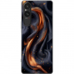 Mobile case for Sony Xperia 5 V with Fiery silk design