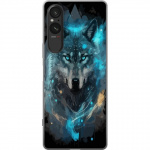 Mobile case for Sony Xperia 5 V with Wolf design