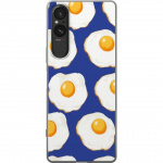 Mobile case for Sony Xperia 5 V with Fried eggs design
