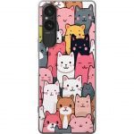 Mobile case for Sony Xperia 5 V with Cat pattern design