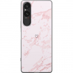 Mobile case for Sony Xperia 5 V with Pink Heart design