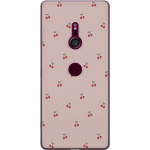 Mobile case for Sony Xperia XZ3 with Cherry design