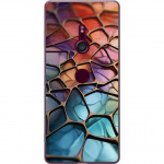 Mobile case for Sony Xperia XZ3 with Metallic pattern design