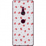Mobile case for Sony Xperia XZ3 with Strawberries design